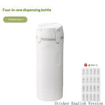 4-in-1 Travel Dispenser | Leak Proof Portable Bottles Set