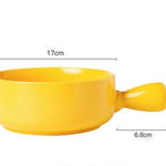 Home Creative Handle Baking Breakfast Plate