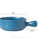 Home Creative Handle Baking Breakfast Plate