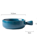 Home Creative Handle Baking Breakfast Plate