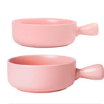 Home Creative Handle Baking Breakfast Plate