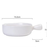 Home Creative Handle Baking Breakfast Plate