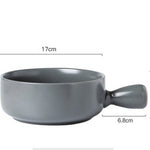 Home Creative Handle Baking Breakfast Plate