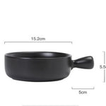 Home Creative Handle Baking Breakfast Plate