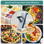 3-in-1 Vegetable Slicer | Safe Kitchen Food Chopper