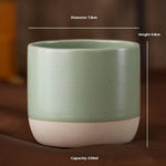 Middle East Stoneware Concentrated Coffee Cup Colorful