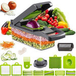 16-in-1 Vegetable Chopper | Salad & Fruit Slicer Peeler