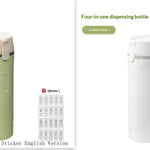 4-in-1 Travel Dispenser | Leak Proof Portable Bottles Set