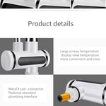Kitchen Electric Water Tap  Water Heater Temperature Display