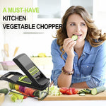 16-in-1 Vegetable Chopper | Salad & Fruit Slicer Peeler