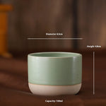 Middle East Stoneware Concentrated Coffee Cup Colorful