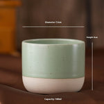 Middle East Stoneware Concentrated Coffee Cup Colorful