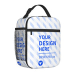 Black Portable Insulated Lunch Bag