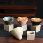 Retro Tea Cup Japanese Coarse Pottery