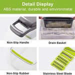 16-in-1 Vegetable Chopper | Salad & Fruit Slicer Peeler